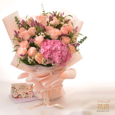 【Flower20 Florist】Quality Zero Burden: Calla Lily, Eustoma & Carnation Bouquet | Free Shipping Budget Customisation