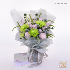 【Flower20 Florist】Classic Devotion: 18 Stems Select Rose Bouquet | 24H Flower Delivery Service Hong Kong Customisation (Birthday/Love Expression)