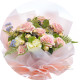 花束,18枝玫瑰+桔梗+BB草+荷蘭小百合-BO423-花店20